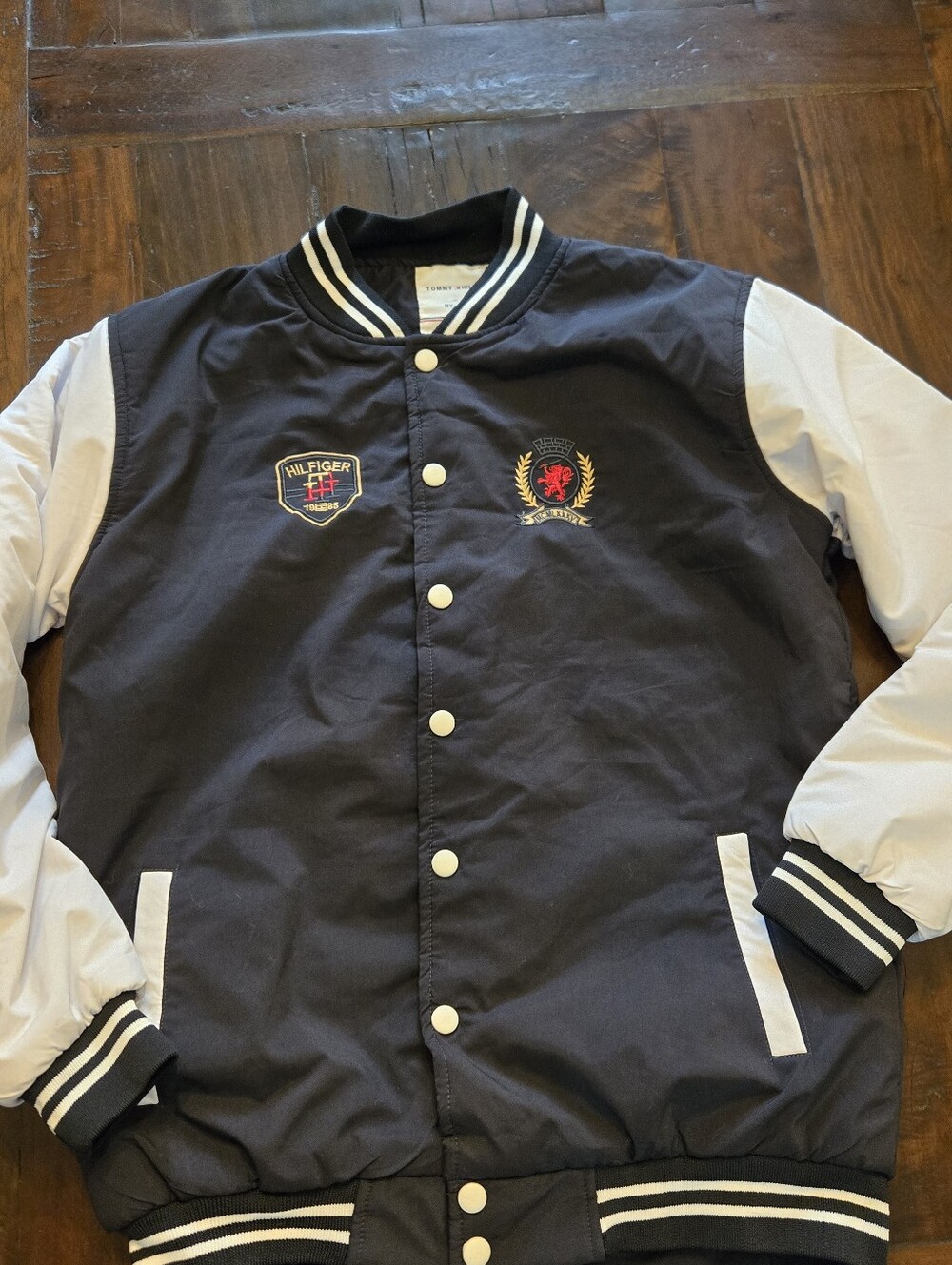 Vintage Tommy Hilfiger Lion Crest Varsity Jacket Size XXL